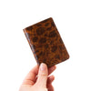 Cognac Brown Wolffish-leather Cardholder
