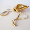 Golden Leather Gift Pouch