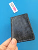 Black Cod Fish-leather Cardholder