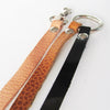 Brown / Black / Nude Leather Keyfob