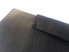 BLACK LEATHER LAPTOP SLEEVE 15"