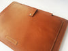 COGNAC BROWN LEATHER LAPTOP SLEEVE 13"