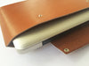 COGNAC BROWN LEATHER LAPTOP SLEEVE 13"