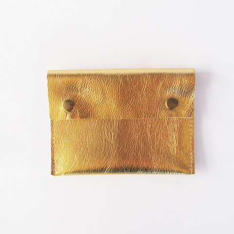 Golden Leather Oyster/Metro Cardholder