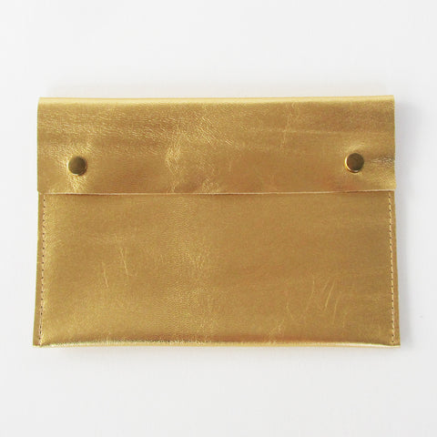 Gold Leather Purse