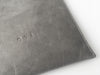 GREY LEATHER LAPTOP SLEEVE 15”