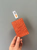 Orange Perch Fish-leather Cardholder