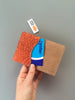 Orange Perch Fish-leather Cardholder