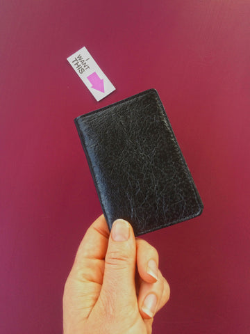 Black Wolffish-leather Cardholder