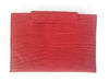RED LEATHER LAPTOP SLEEVE 13”