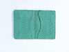 TURQUOISE FISH LEATHER CARDHOLDER
