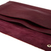 Clutch Burgundy / Light Brown