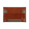 Purse Clutch Brown / Light Brown