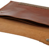 Purse Clutch Brown / Light Brown