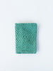 TURQUOISE FISH LEATHER CARDHOLDER